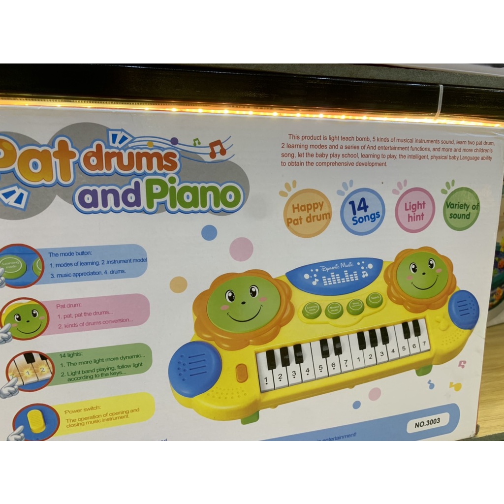 Đàn Piano cho bé, đồ chơi phát nhạc đầy đủ phím âm
