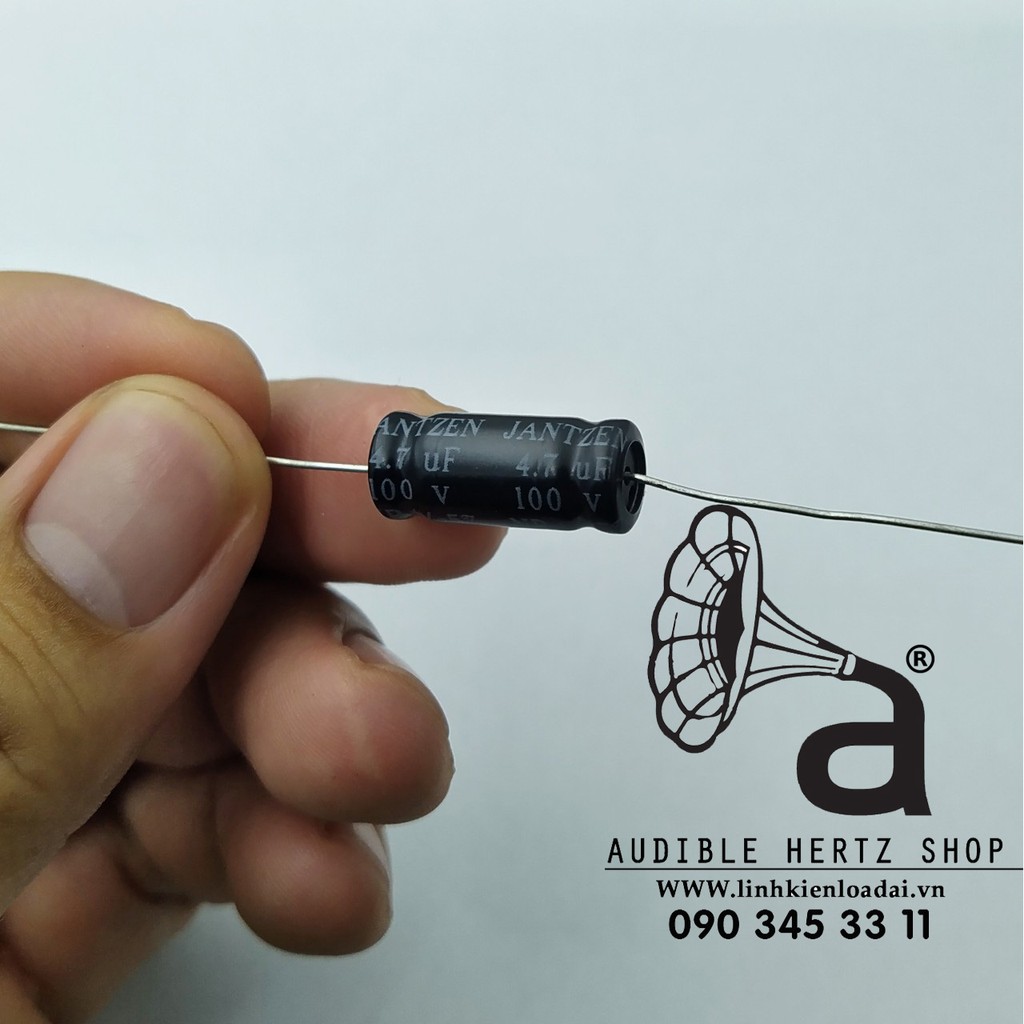 Tụ 4.7uF 100Vdc Jantzen-Audio Elecap