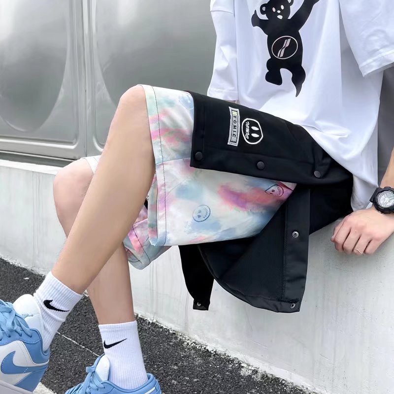 Quần Short Hai Lớp Phong Cách Hàn Quốc Thời Trang Dành Cho Nam