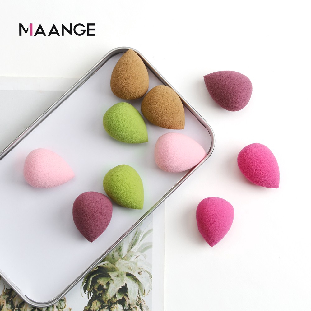Set 10 bông phấn MAANGE trang điểm chuyên dụng chất lượng cao