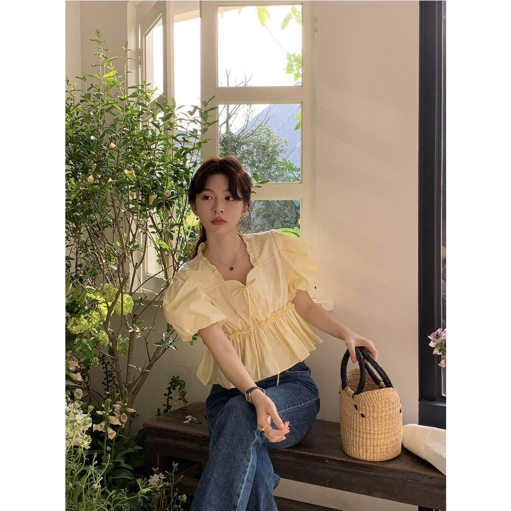 Áo Thun Cotton Lưng Cao Dáng Rộng 63127