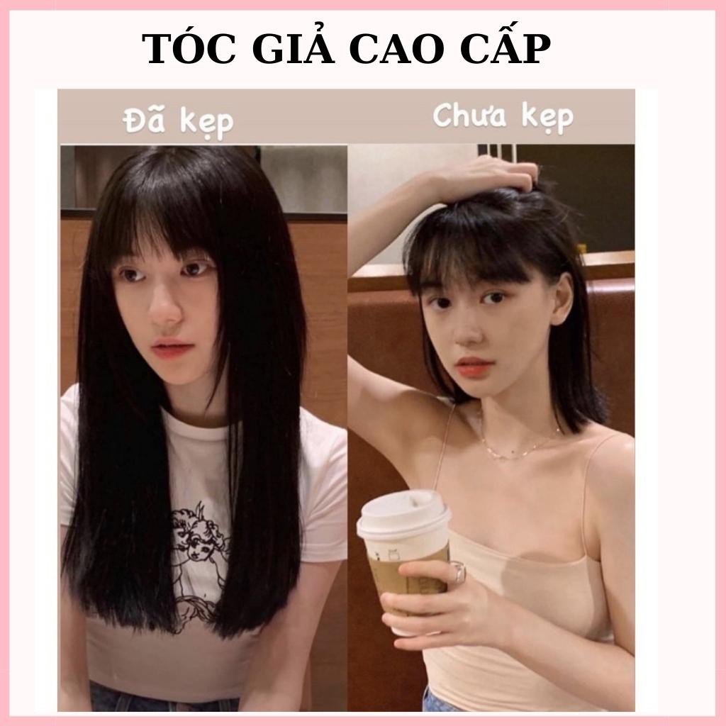 [Mã 11FASHIONSALE1 giảm 10K đơn 50K] Tóc giả nữ ❤️FREESHIP❤️TÓC giả kẹp thẳng dải 6 phím