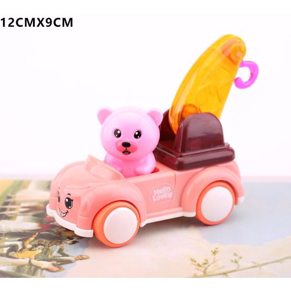 Đồ chơi bánh kem sinh nhật  xe oto gấu heo dễ thương trang trí bánh kem