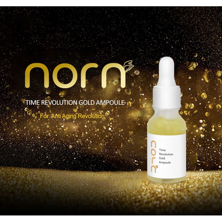 [THANH LÝ CHÍNH HÃNG] TINH CHẤT DƯỠNG TRẮNG, NGỪA MỤN, CHỐNG LÃO HÓA NORN TIME REVOLUTION GOLD AMPOULE