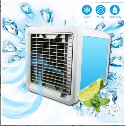 Quạt Điều Hòa Hơi Nước Mini Để Bàn , Quạt Điều Hòa Mini Có Đèn Led