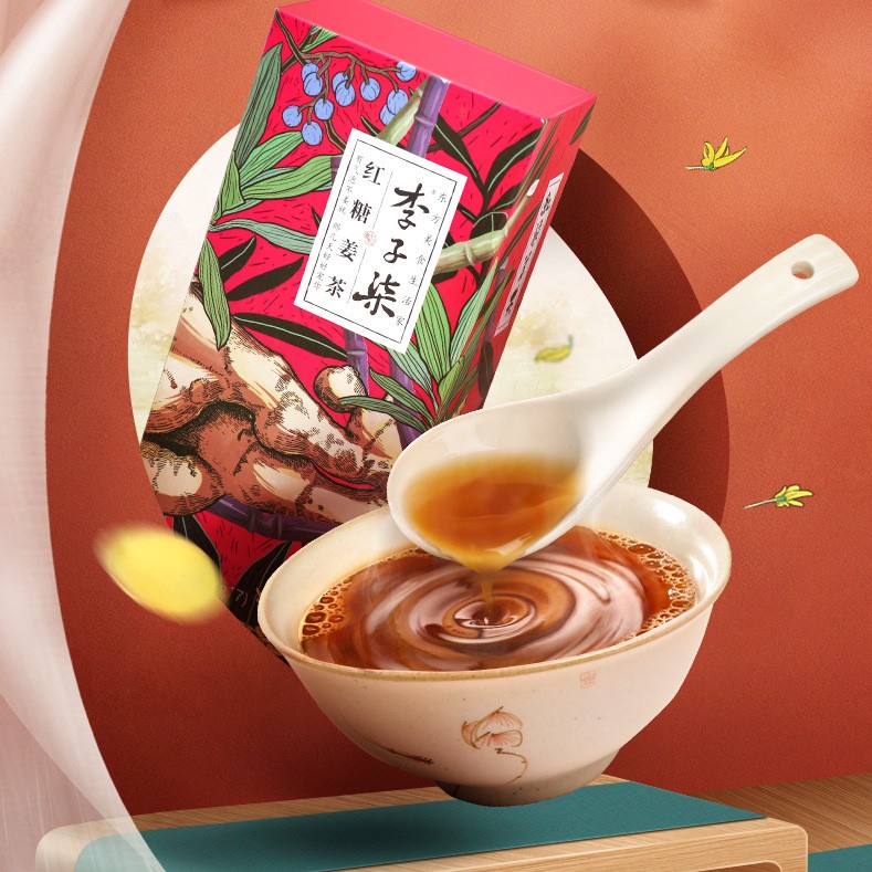 Trà Gừng Đường Đỏ Hòa Tan Lý Tử Thất