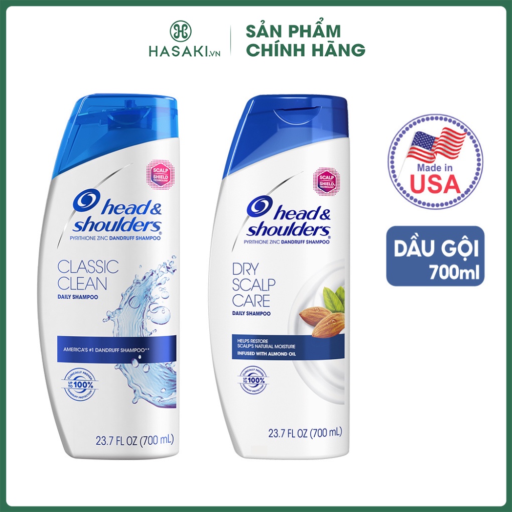 Dầu Gội Head&amp;Shoulders 700ml Hasaki Sản phẩm chính hãng