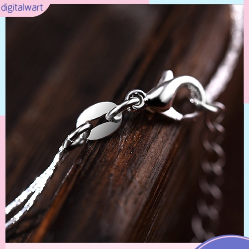 Vòng Đeo Tay Mạ Bạc Kiểu Dáng Đơn Giản Thanh Lịch Dành Cho Nữ