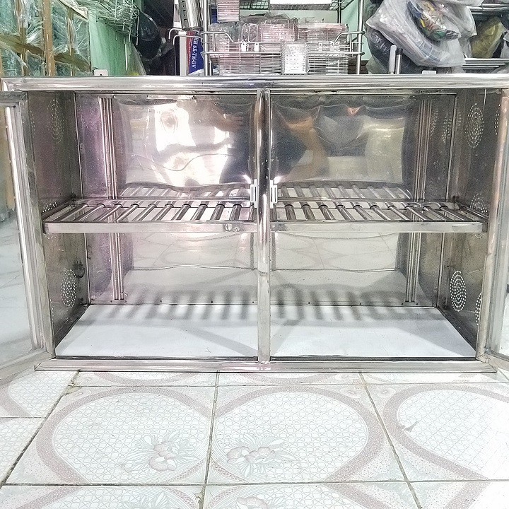 Tủ INOX Cao Cấp không bánh xe treo tường hoặc để bàn-T1060I