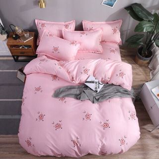 Bộ vỏ chăn ga gối poly cotton ( được chọn mẫu )