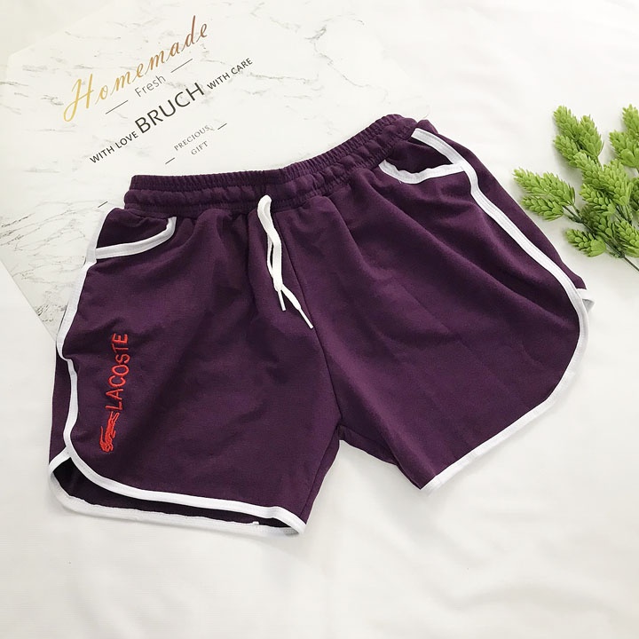 [XẢ HÀNG]Quần đùi Nữ freesize 50-55kg thun cotton da cá dày vừa - QU60