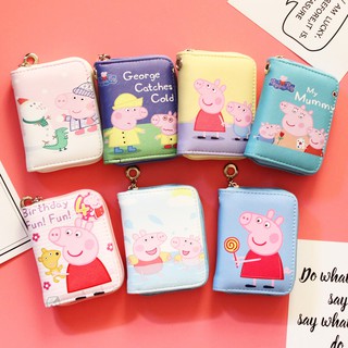 [XẢ KHO] Ví Ngắn Nữ Cầm Tay Hoạt Hình Heo Xinh Chống Xước Cực Tiện Lợi !