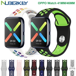Dây đeo silicon mềm cho đồng hồ thông minh Oppo Watch 41mm/46mm