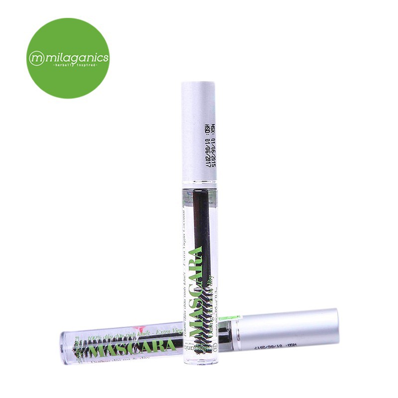 Combo Son dừa Milaganics 4.5g và mascara dầu dừa Milaganics 5ml