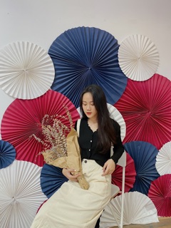 Áo len mỏng cài cúc 061