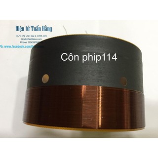 coil (côn) loa bass 114 phíp chống nhiệt .-Linh kiện thay thế sửa chữa loa