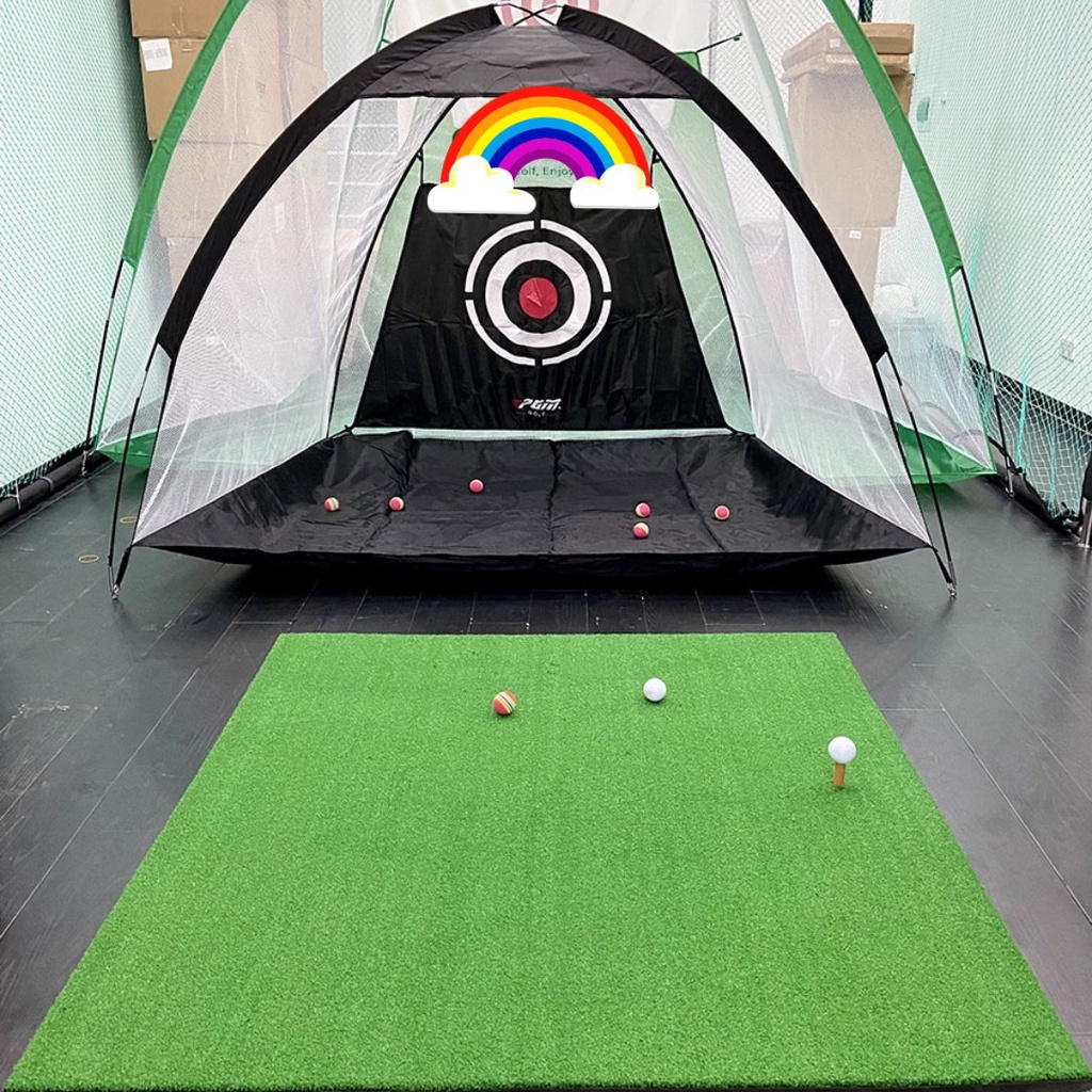 Combo Lồng Tập Golf 3m  x2m + Thảm Swing 1,25m x 1m