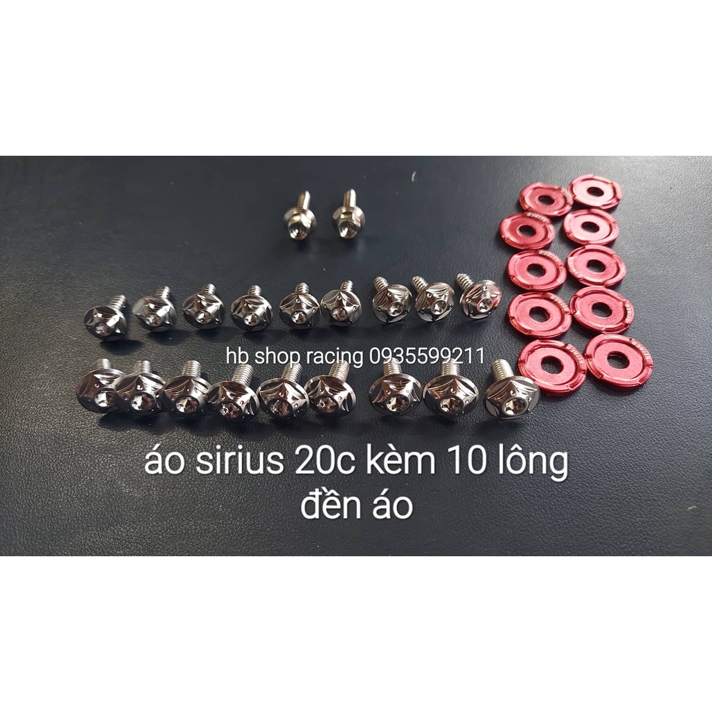 Ốc Salaya xe Sirius 110 giá từng chi tiết trên xe