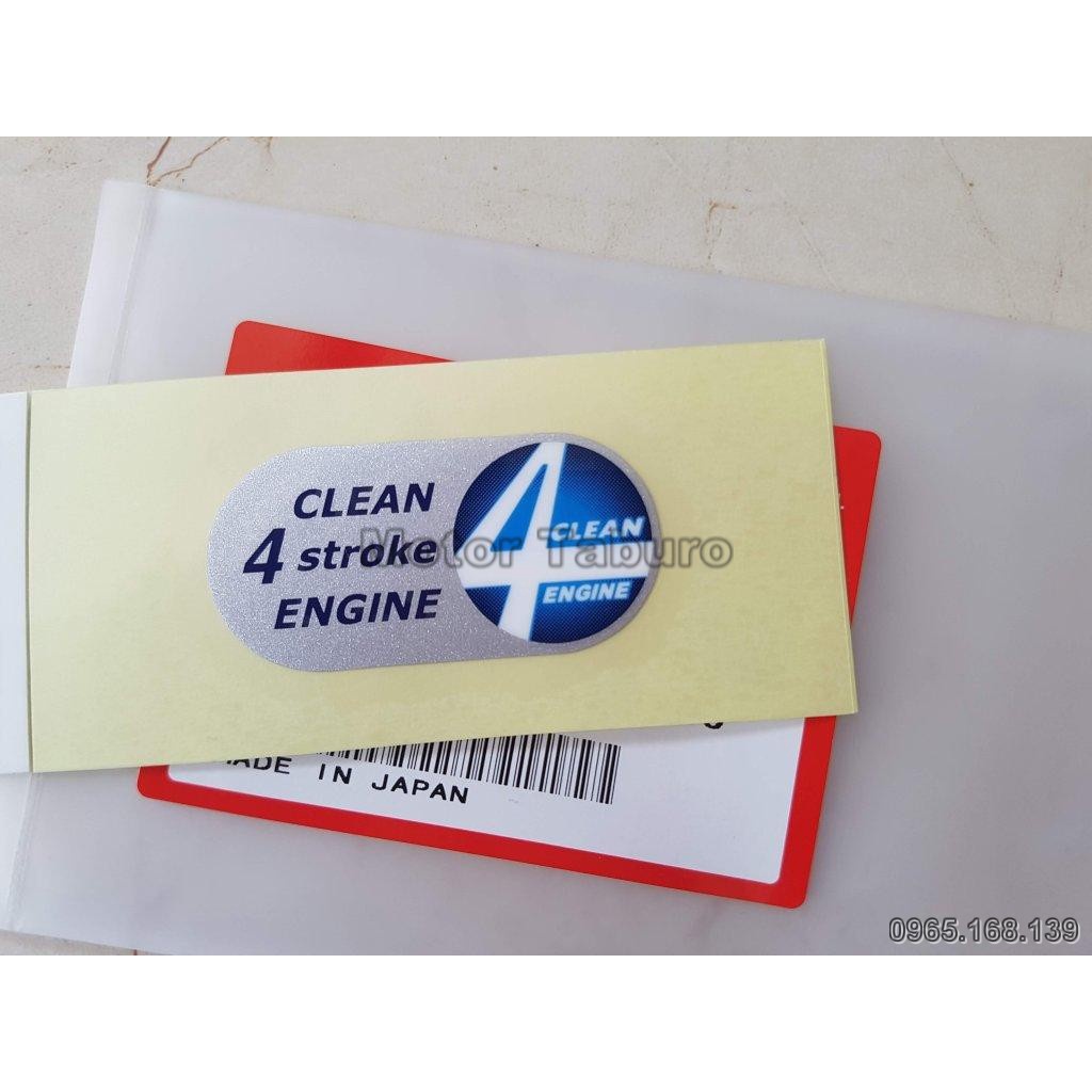 Tem nắp nồi Spacy – “4 CLEAN stroke ENGINE”