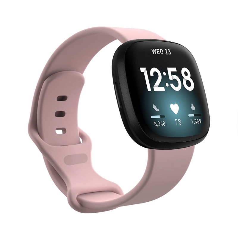 Dây đeo silicon thay thế cho đồng hồ thông minh -Fitbit Versa 3 Sense