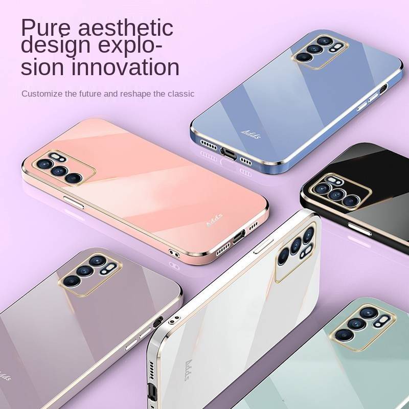 Ốp điện thoại dẻo chống sốc cho Oppo Reno 6 6pro Plus 6Z Reno 5 5pro Plus