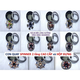 Con quay Spinner (FREESHIP-KÈM HỘP) kim loại cao cấp 2 tầng xoay đổi chiều