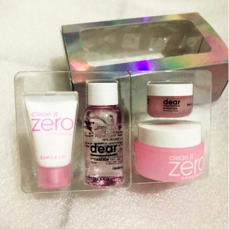 Set Chăm Sóc Da Banila Zero Skin Care Starter 4 Món