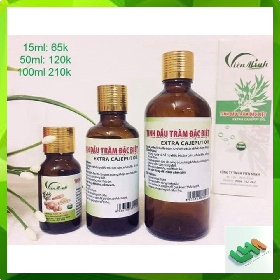 [Free Ship] Siêu Phẩm Tinh dầu tràm đặc biệt ngăn ngừa ho và cảm cúm Viên Minh lọ 60ml