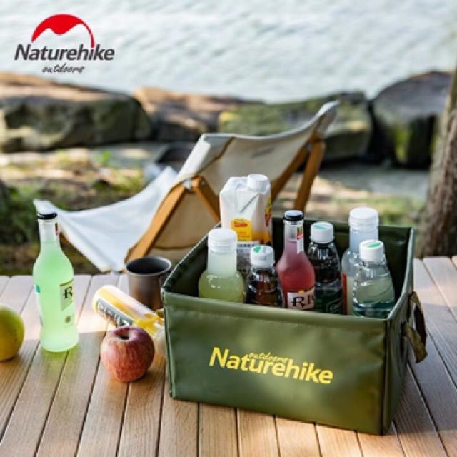 Xô gấp dã ngoại 13L  vuông NATUREHIKE NH19SJ007