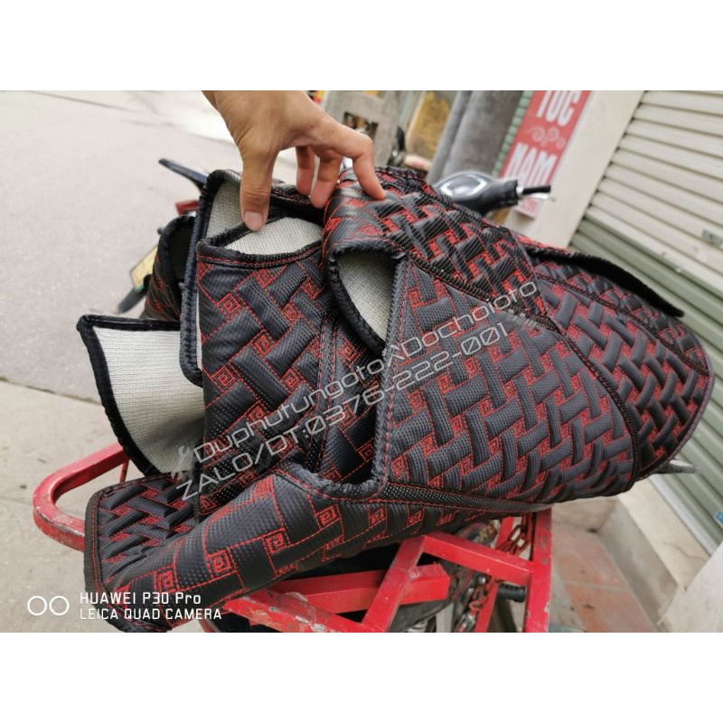 Thảm sàn THACO KIA K200 K250 da 6D và cacbon cực đẹp.