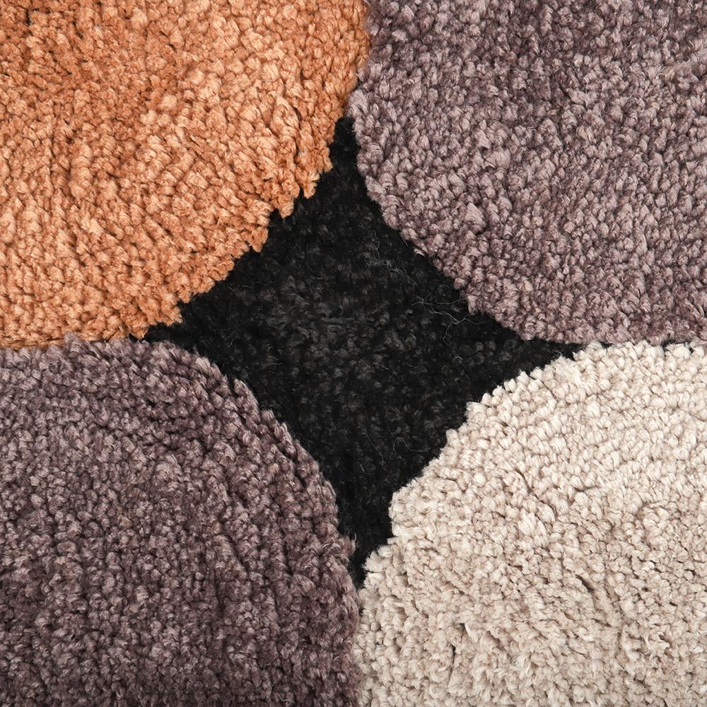HomeBase HLS Thảm lót sàn lau chân phòng tắm Microfiber chống trượt REMY Thái Lan W50xH60xD1,5 màu nâu