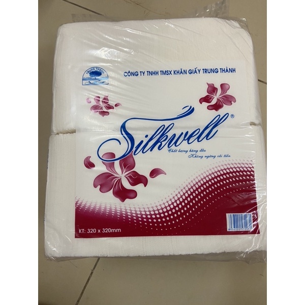 Giấy ăn cân   gấp tự động Silkwell
