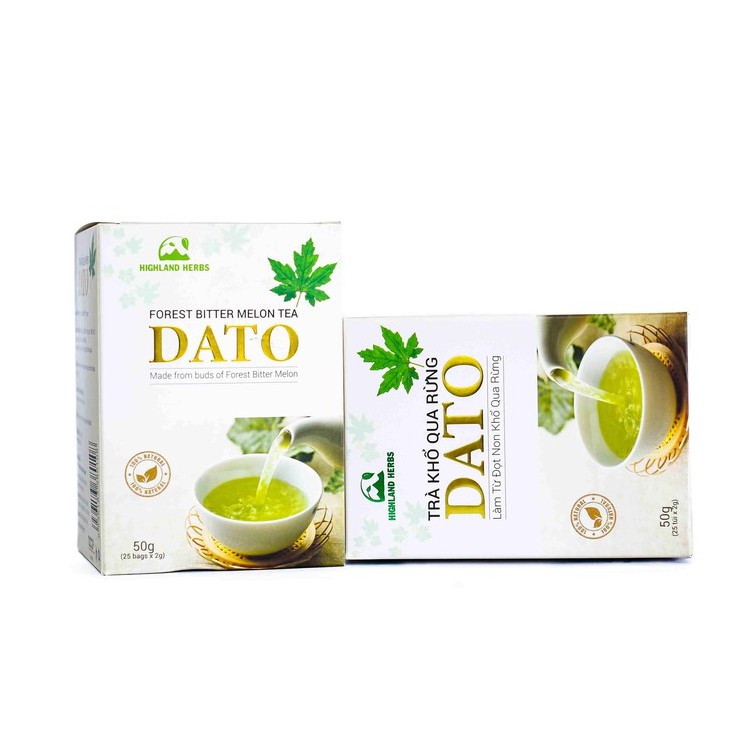 Trà túi lọc khổ qua rừng dato ngọc linh ngon 50gr/25 ocop kon tum | BigBuy360 - bigbuy360.vn