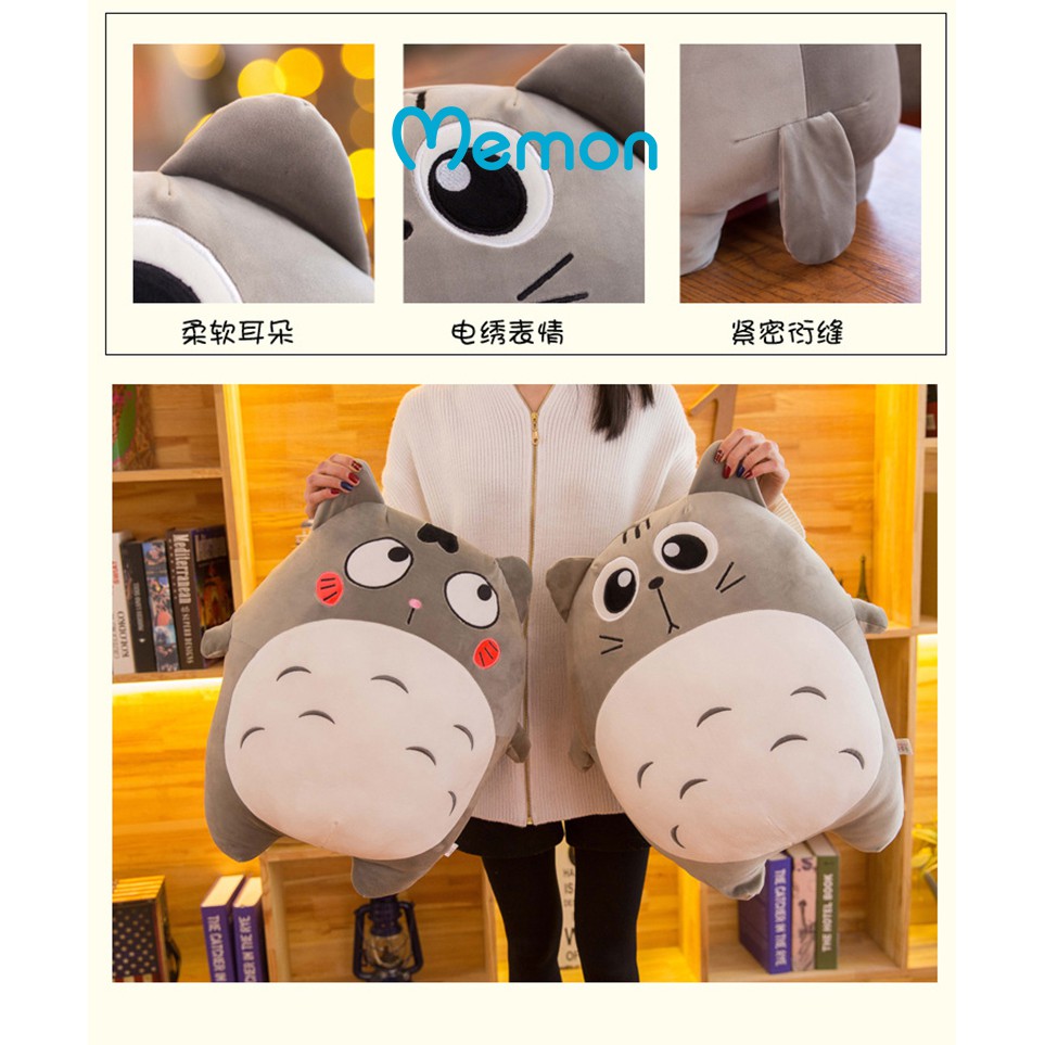 [Mã TOYJAN hoàn 20K xu đơn 50K] Gấu bông Totoro Biểu Cảm, Shop Memon Cao Cấp