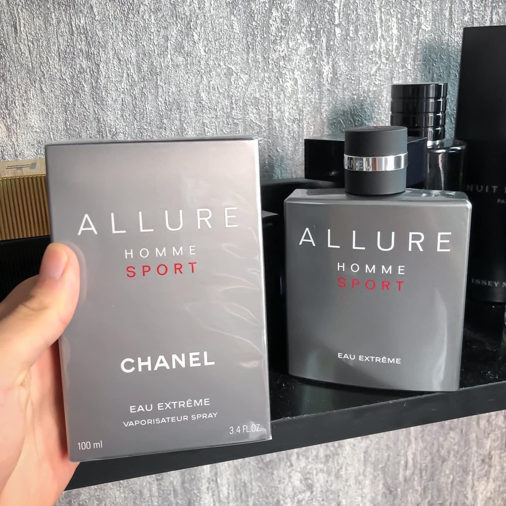 [Nhập HANG2708 giảm 8% đơn 300K] Nước Hoa Chanel Allure Homme Sport Eau Extreme EDP 100ML mùi hương kinh điển thơm