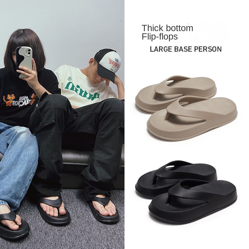 【MH】 Dép xỏ ngón nam đế dày mùa hè dép thể thao ngoài trời dép trong nhà không trơn trượt kẹp khóa dép đi trong nhà của phụ nữ