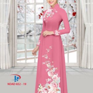 Vải áo dài in 3D tằm ý