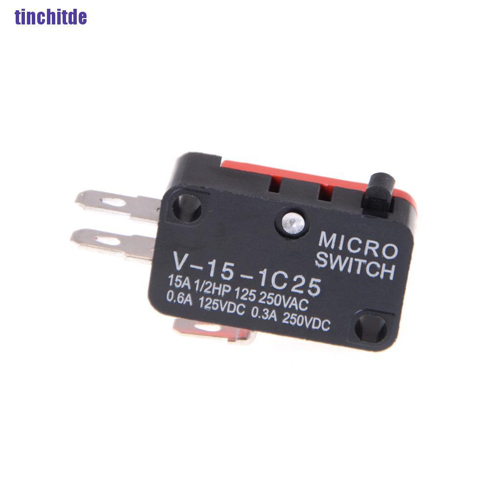 Bộ 5 Linh Kiện Điện Tử micro V-15-1C25 Kw9-0 15A 125 / 250Vac Chất Lượng Cao