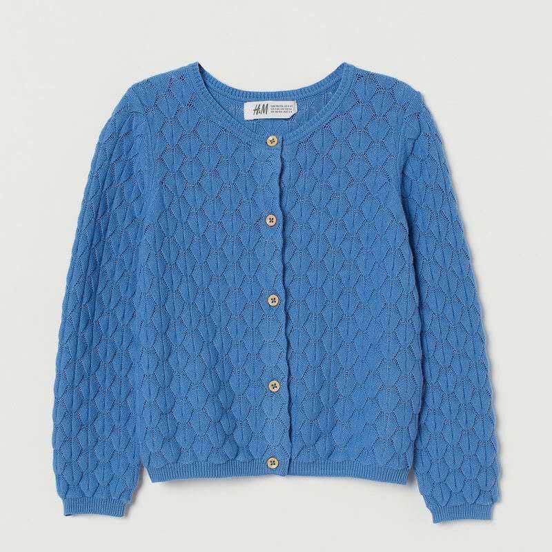 Áo len cardigan Hm dư xịn bé gái