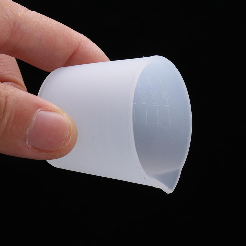 Set 1 / 3 Cốc Đong Silicone 30ml Có Thể Tái Sử Dụng|Khuôn Làm Đồ Trang Sức Bằng Nhựa Resin