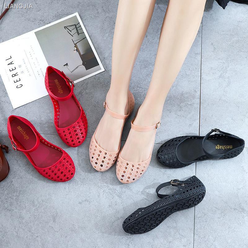 Giày đế bệt chống trượt làm từ nhựa dẻo thiết kế kiểu dáng mới thời trang nữ