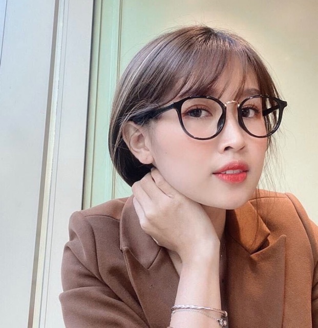 Gọng kính dẻo form tròn bầu DĐVN ❤️ tặng tròng cận thị viễn thị loạn thị