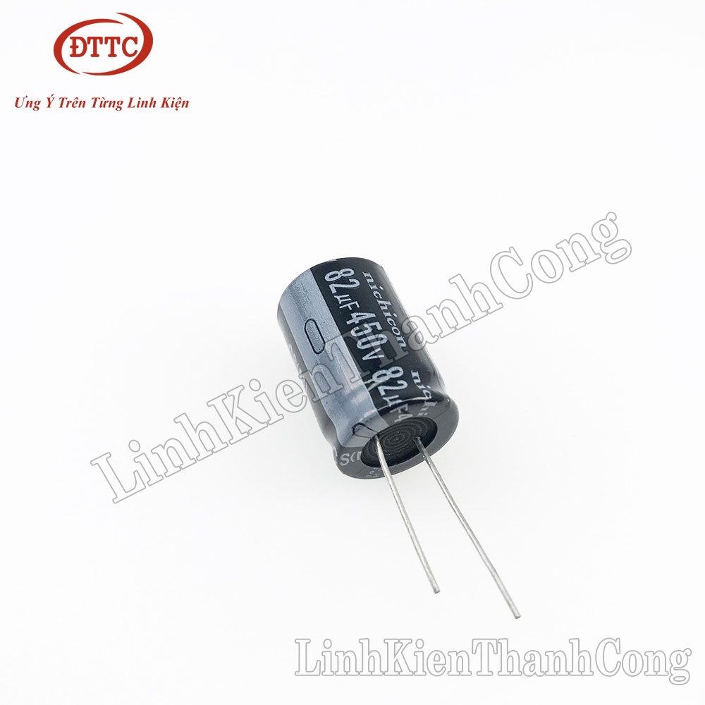 Tụ Hóa 82uF 450V (18x35mm)