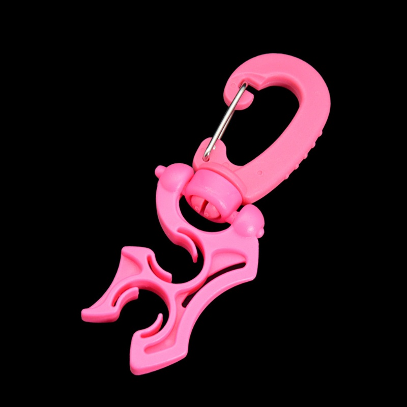 QQ Bộ 3 Móc Kẹp Đôi BCD Điều Chỉnh Ống Thở Đôi Lặn Biển Chống Mài Mòn Kèm Giá Đỡ Chuyên Dụng