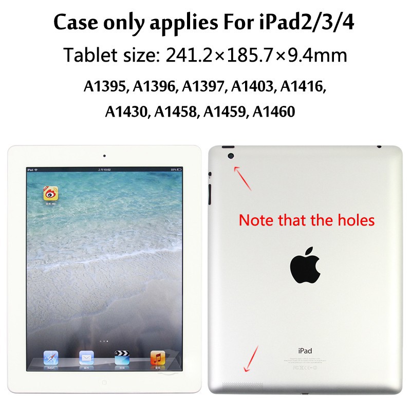 Bao da kèm bàn phím không dây cho iPad 2 3 4