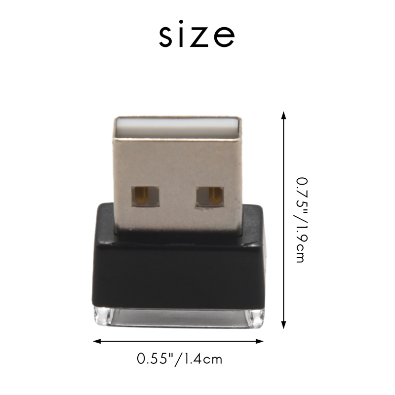 Đèn Led Usb Mini Di Động Ánh Sáng Khẩn Cấp Trang Trí Nội Thất Xe Hơi