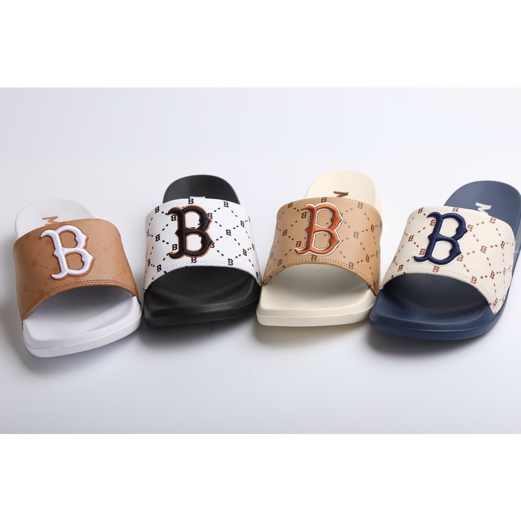 Dép quai ngang 𝐌.𝐋.𝐁 boston unisex quai ngang nam nữ collection 2022 FULLBOX