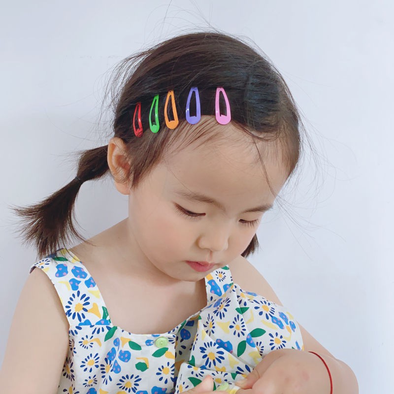 Hộp 30 kẹp tóc BB màu kẹo nhiều kiểu dáng và màu sắc tùy chọn dành cho trẻ em