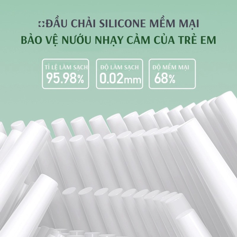 (Mới 2022) Bàn Chải Đánh Răng Remax Flyco PN4 Xoay 360° Silicon II Công nghệ ánh sáng bảo vệ răng I nướu cho bé máy