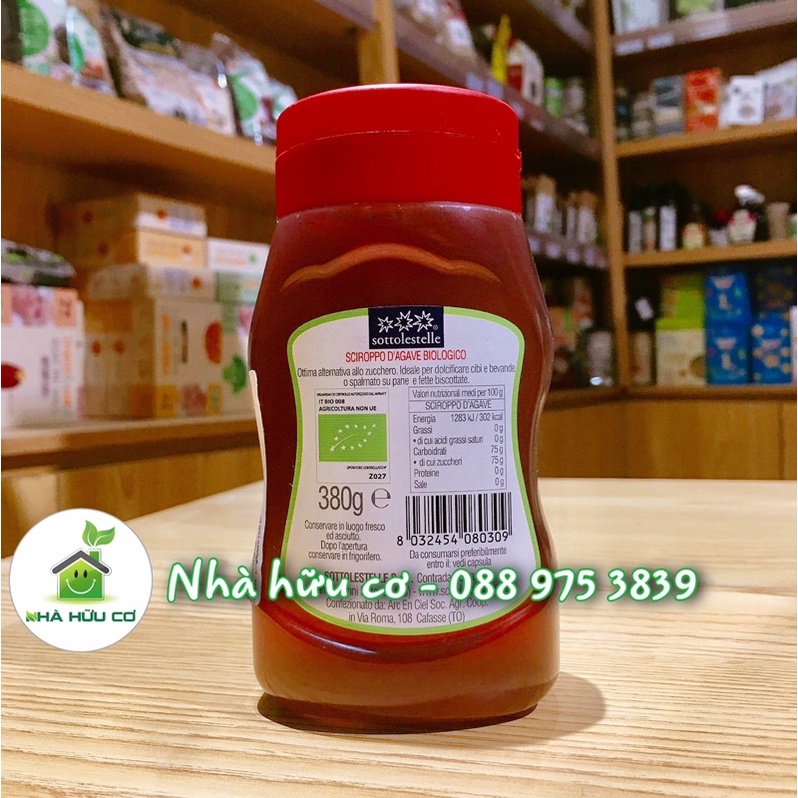 Mật cây thùa hữu cơ Sottolestelle 380g/Organic Syrup Agave - Date: 26/3/2023 - Nhà Hữu Cơ